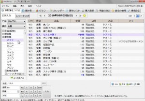 家計簿をつけてみる