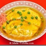 なんちゃってかに玉=もやし・ツナマヨ玉